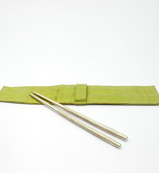 Sushi Stäbchen in 935 Silber mit Etui designed by Regina Schütz